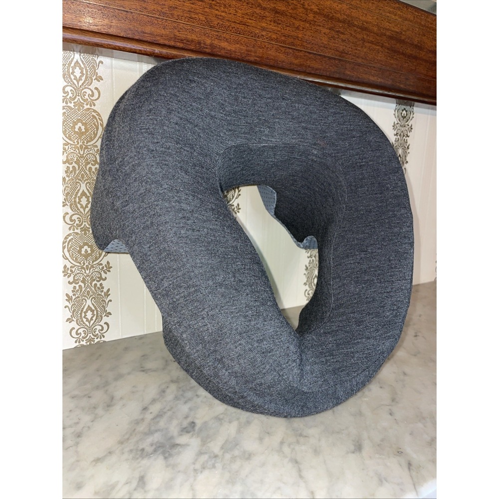 Dark Grey VVB Face Down Stomach Sleeping Sleep Position Pillow |‎ Washable Cover